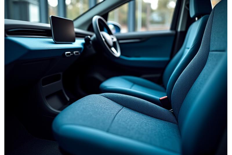 自動車メーカーの内装材として採用された高耐久性テキスタイル