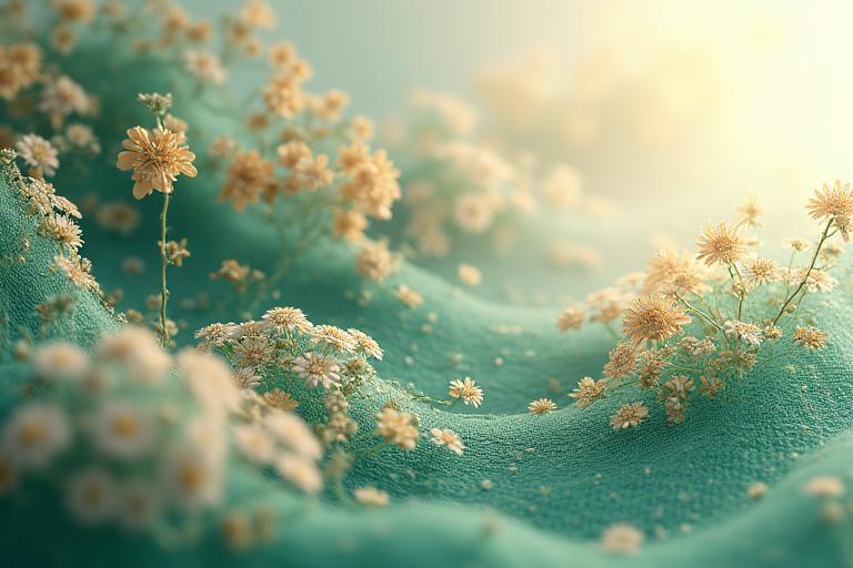 国際博物館会議（ICOM）のロゴと、その下に日本の伝統的な織物と修復ツールのイラストが融合したデザイン。